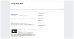 Desktop Screenshot of daily-tips.net
